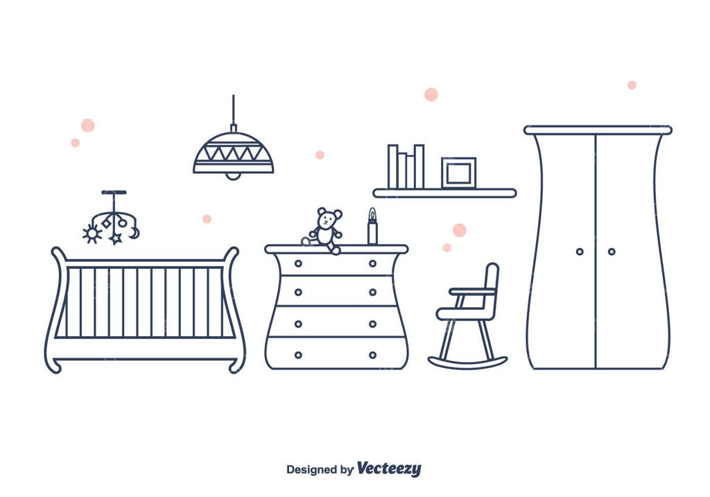 وکتور اتاق کودک