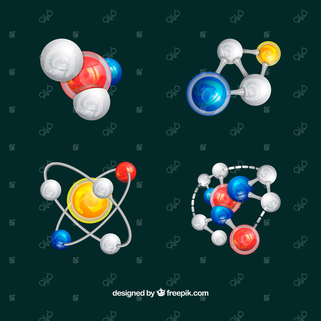بسته‌ای رنگارنگ از مولکول‌ها با طراحی مدرن