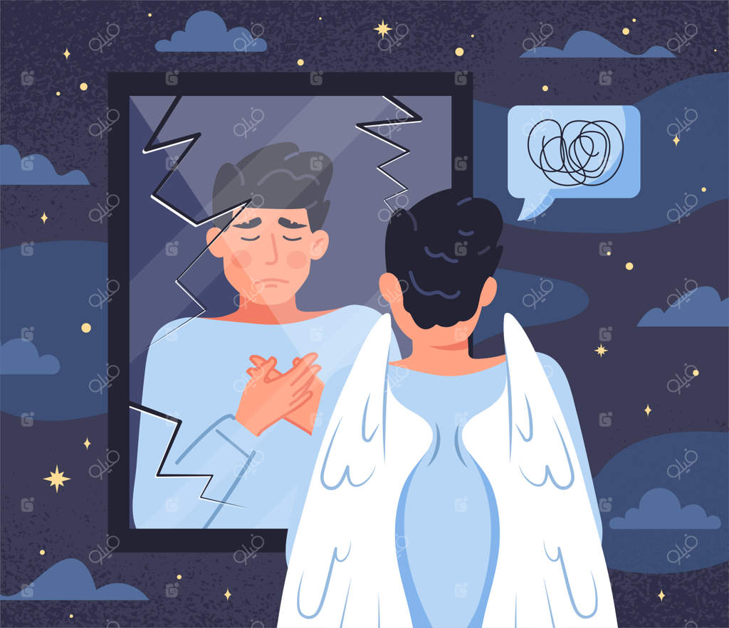 ایده فرشته غمگین