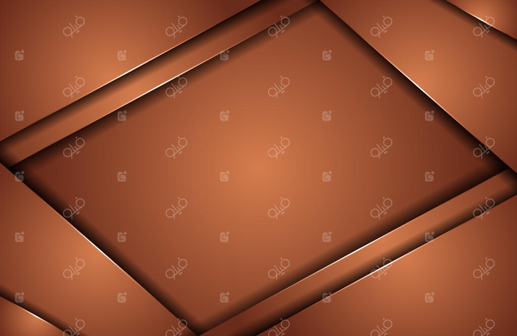 زیبایی مدرن با خطوط قهوه‌ای انتزاعی