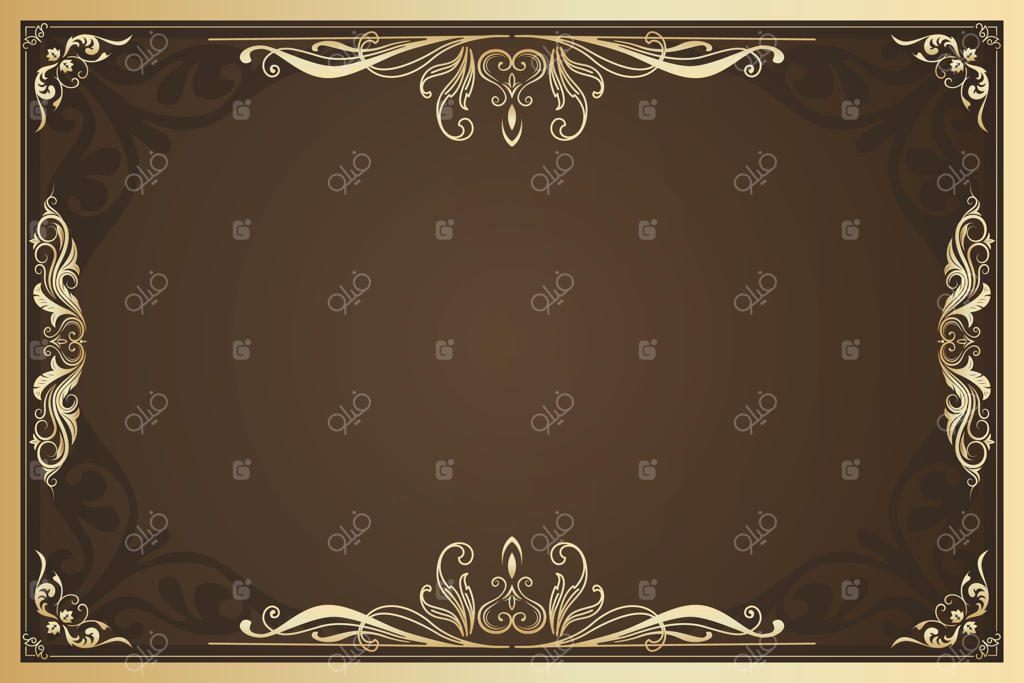 قالب قاب تزیینی قدیمی با گرادیان رنگی