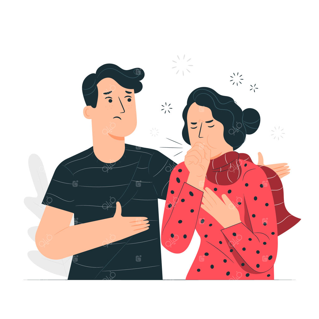 تصویری مفهومی از انتقال ویروس