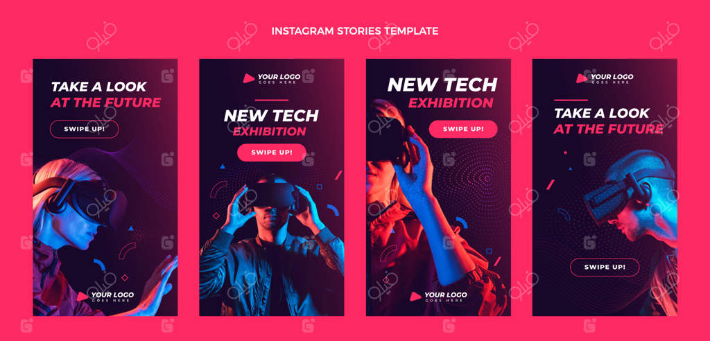 استوری‌های اینستاگرام با تکنولوژی گرادیانت هافتون