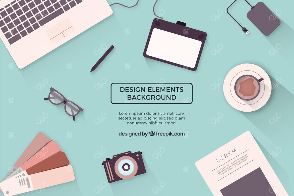 عناصر طراحی پس‌زمینه