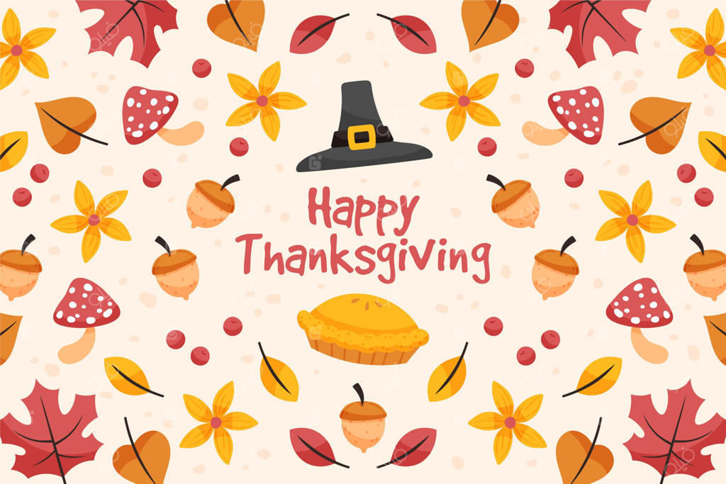 پس‌زمینه دست‌ساز روز شکرگزاری