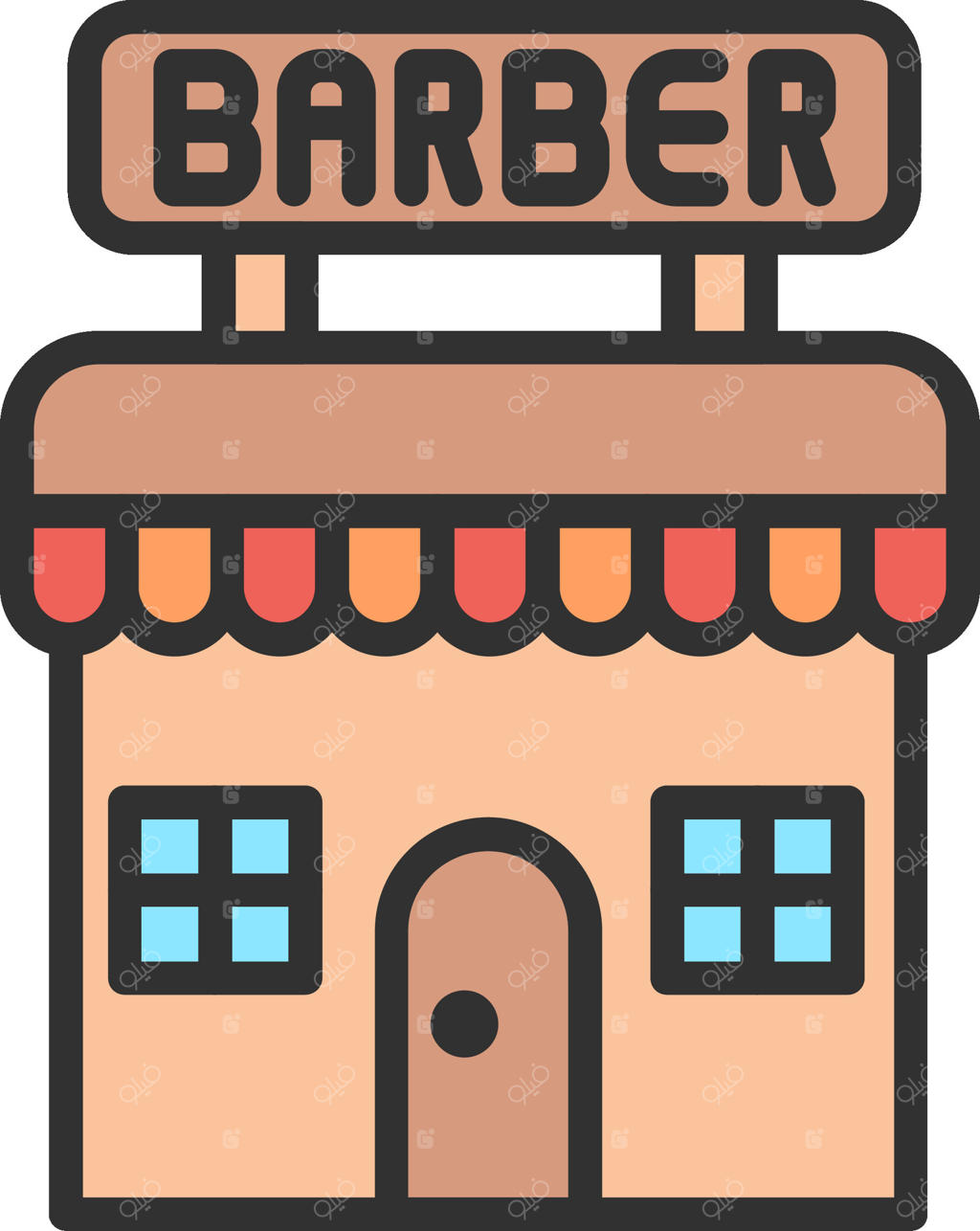 رابط کاربری گرافیکی اپلیکیشن آرایشگاه