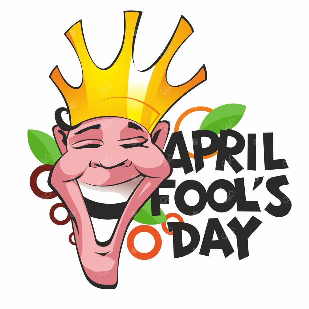 پادشاه کارتونی آماده شوخی به مناسبت روز دروغ آوریل