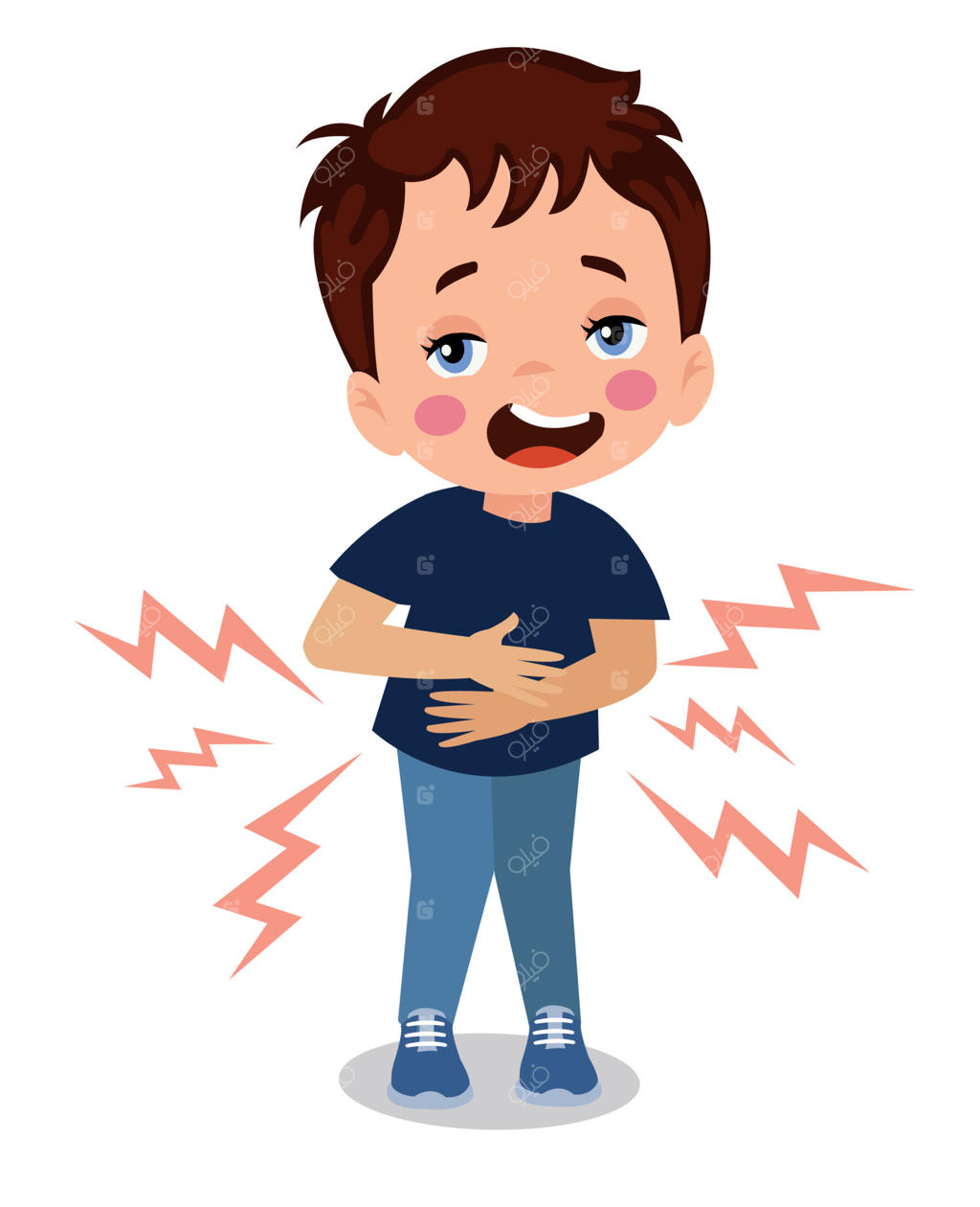 پسر بچه نازی که دل درد دارد