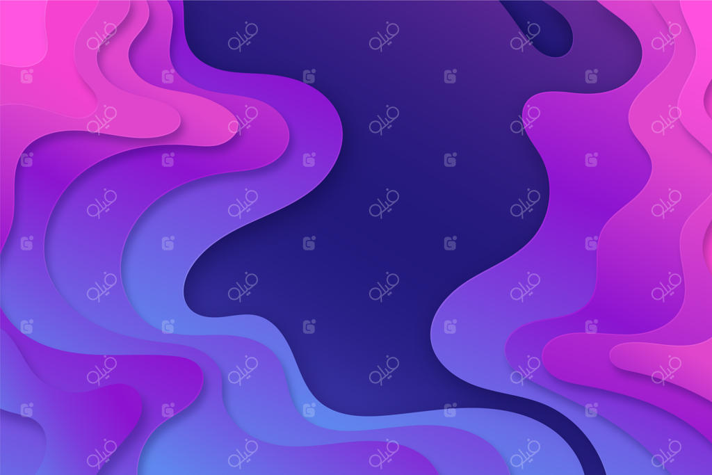 پس‌زمینه انتزاعی به سبک کاغذی