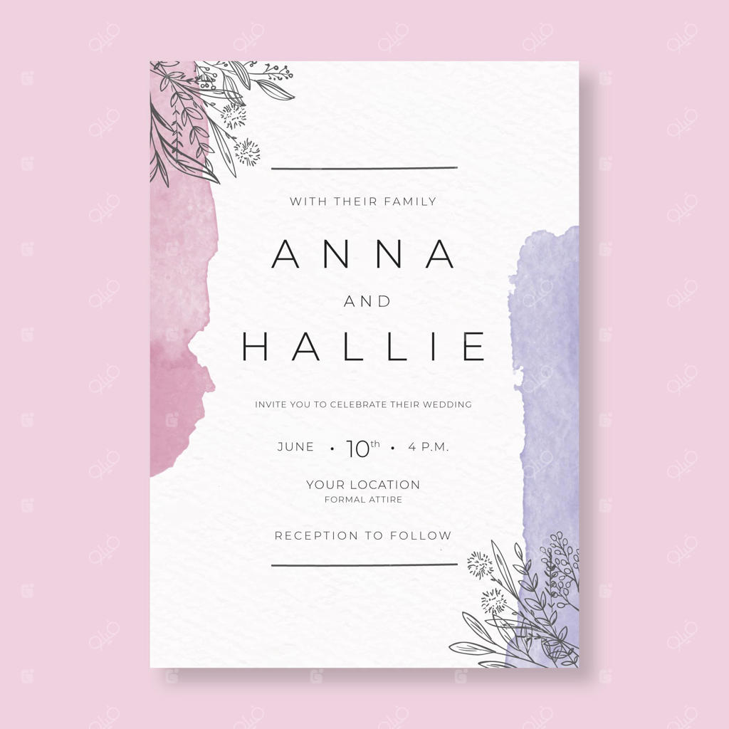 پترن کارت گل طراحی شده با دست