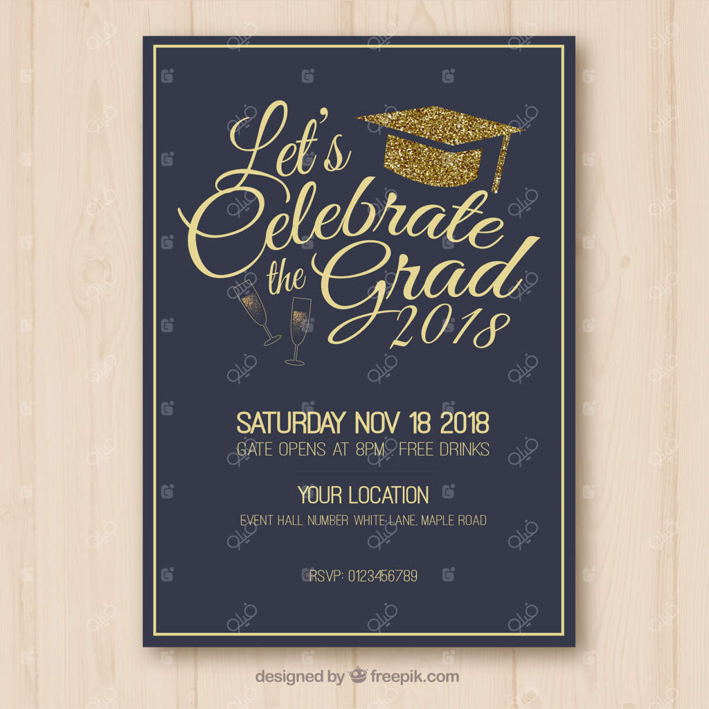 دعوت‌نامه به جشن فارغ‌التحصیلی در شب تاریک