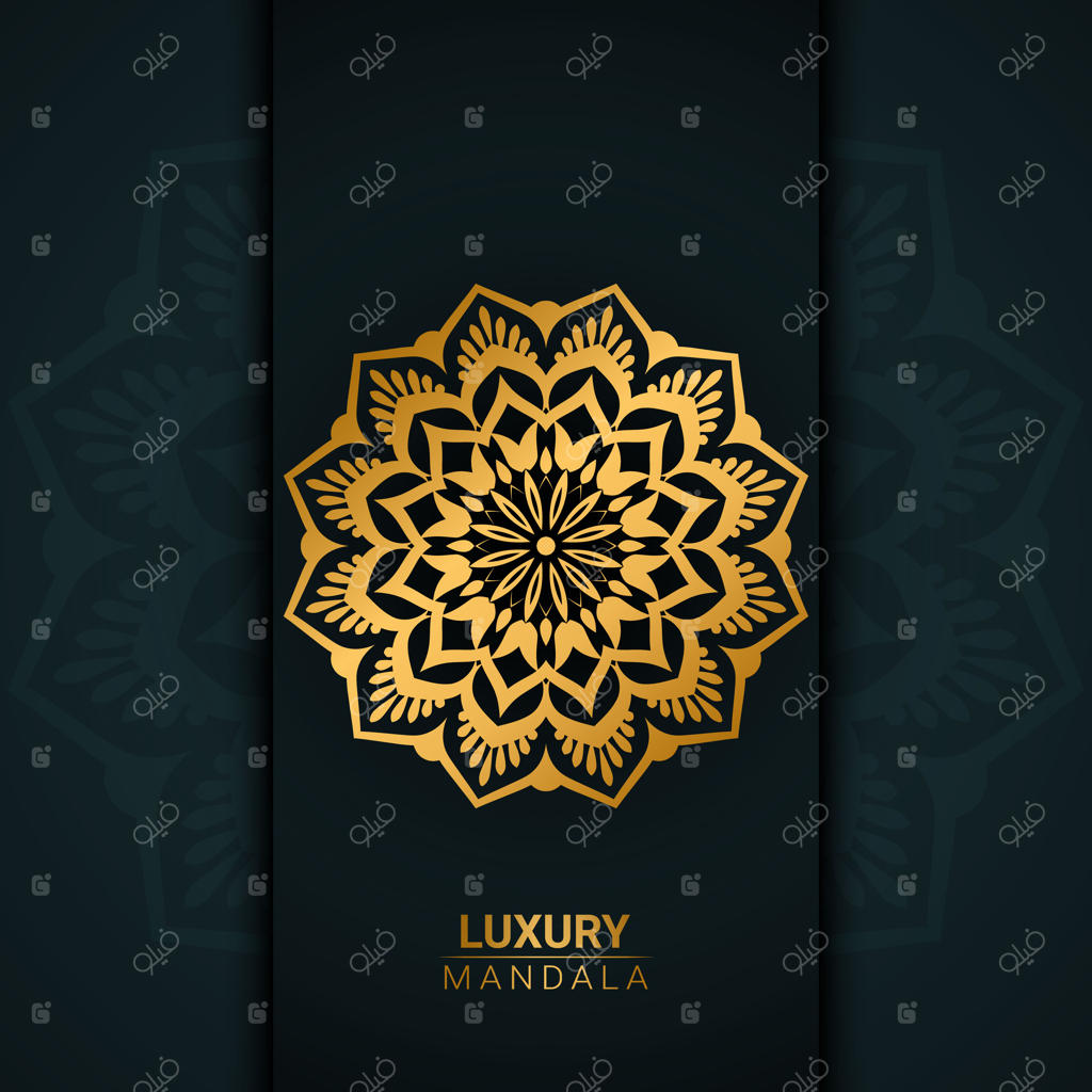 طراحی پس‌زمینه ماندالا