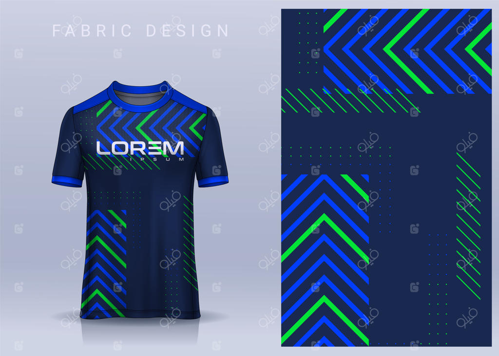 طراحی پارچه برای پیراهن فوتبال