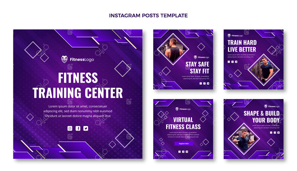 پست اینستاگرام درباره تمرینات رنگارنگ و متنوع