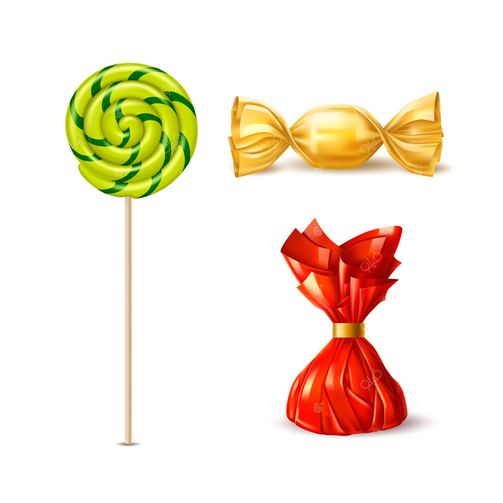 آبنبات چوبی گردابی و مارپیچی: مجموعه‌ای از شیرینی‌های جذاب