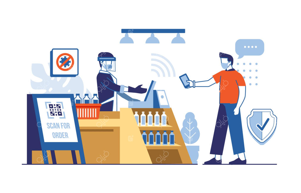 پرداخت بدون تماس در فروشگاه