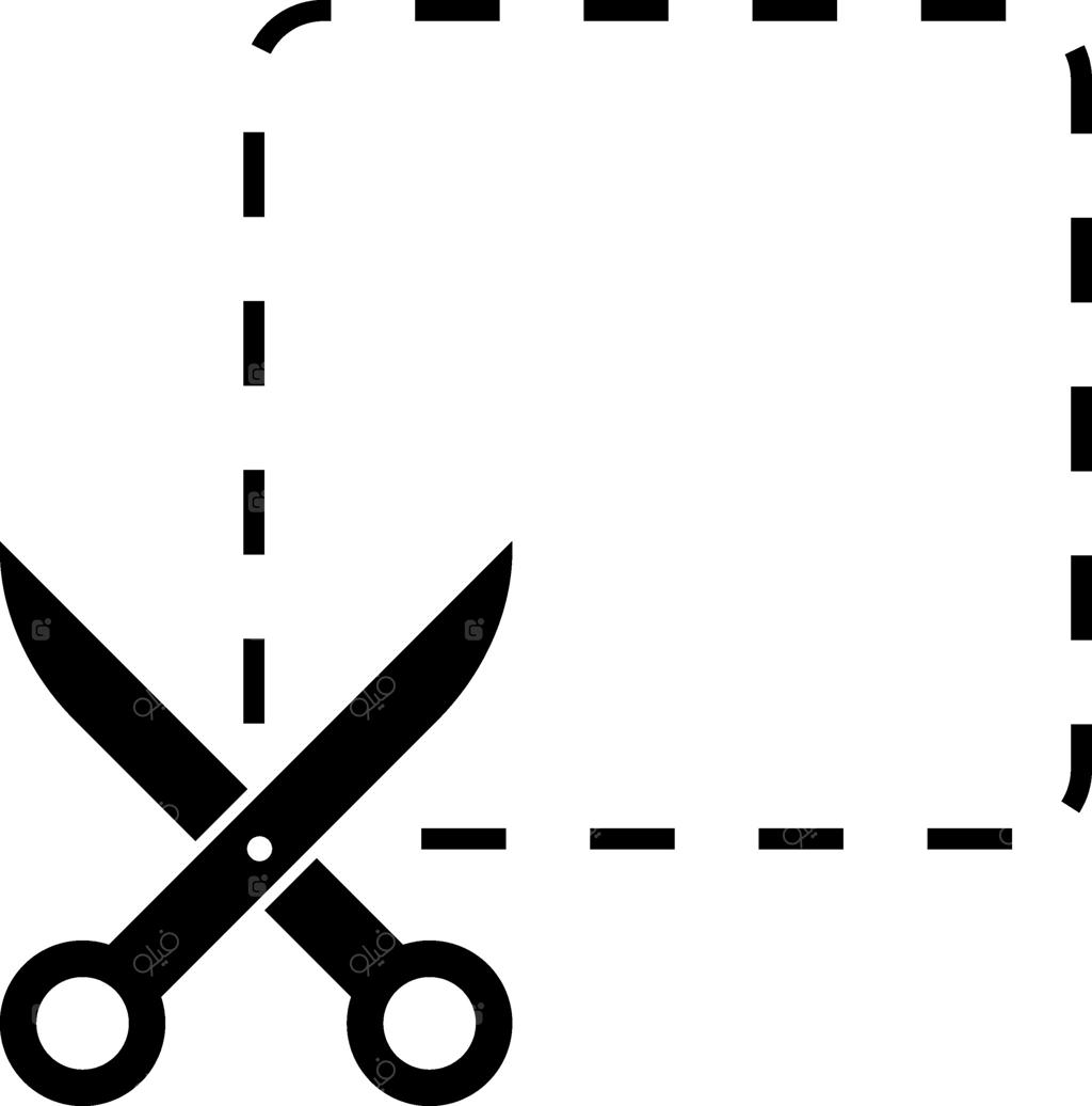 مجموعه آیکون قیچی: نشان برش کاغذ. نماد آرایشگاه، مدرسه و دفتر اداری. علامت آرایشگری