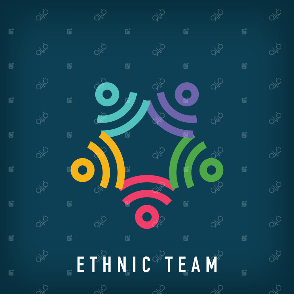 طراحی خلاقانه لوگو با سبک قومی (اتنیک) و نماد ماه تولد؛ طراحی هویت بصری برای موسسه آموزشی.