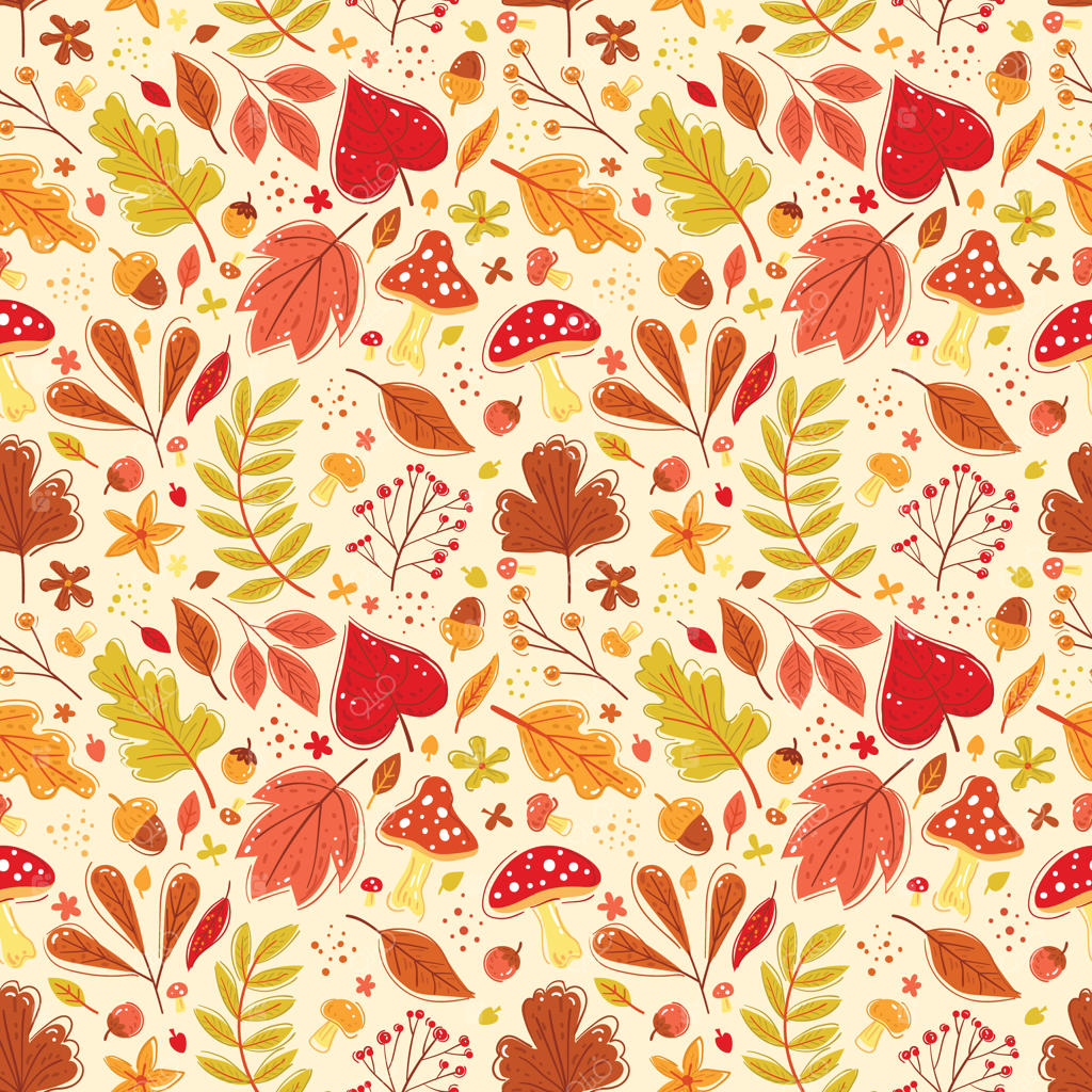 طرح برگ‌های پاییزی