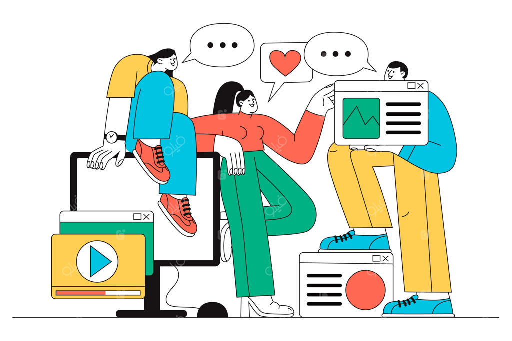 همکاری تیم رسانه‌های اجتماعی و بازاریابی آنلاین