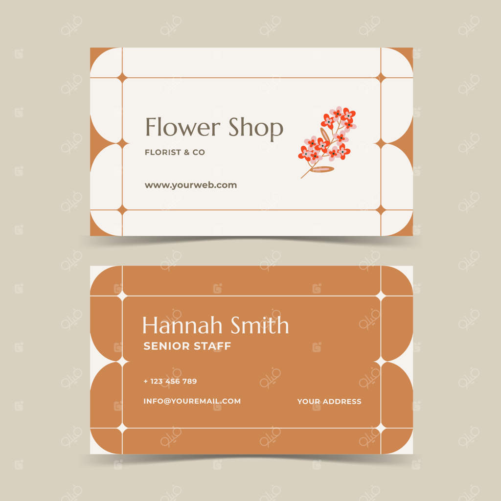 قالب ساده و مدرن گل‌فروشی