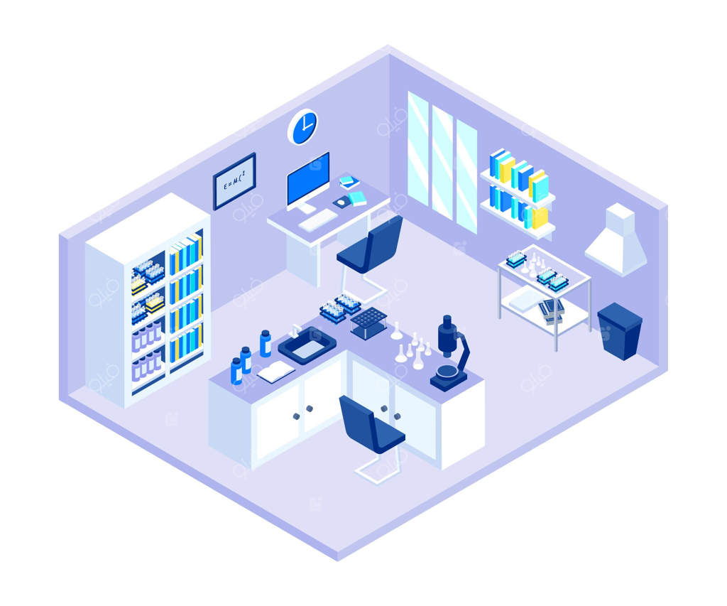 اتاق آزمایشگاه ایزومتریک با تجهیزات