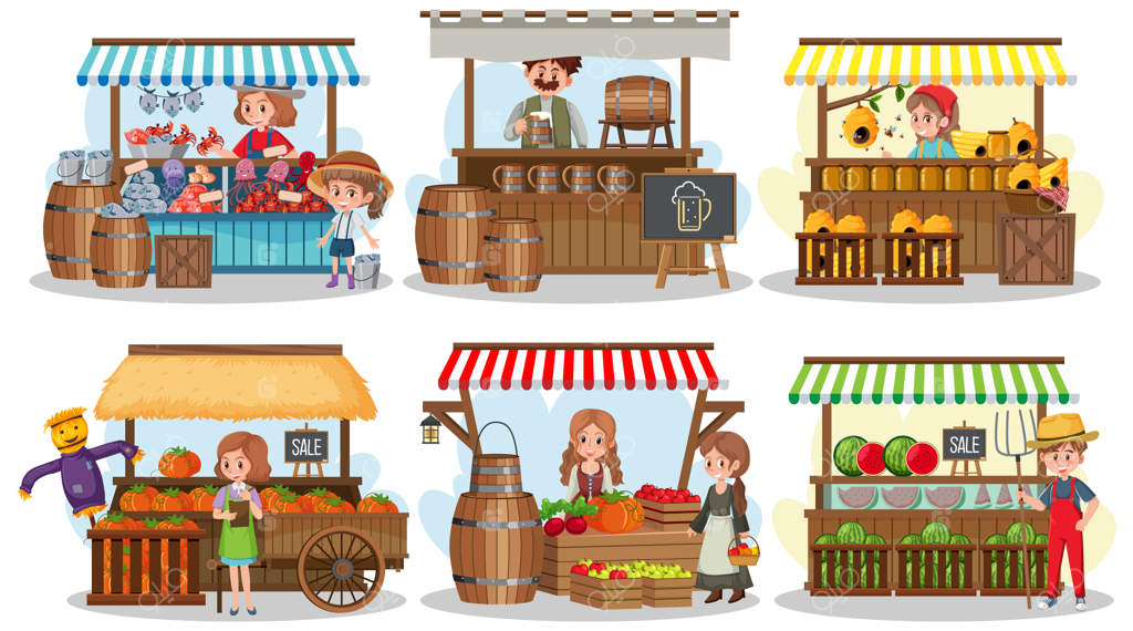 طرح بازار محلی و میوه‌فروشی