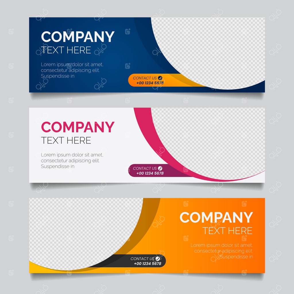 طراحی جدید و خلاقانه کاور یا بنر شرکتی