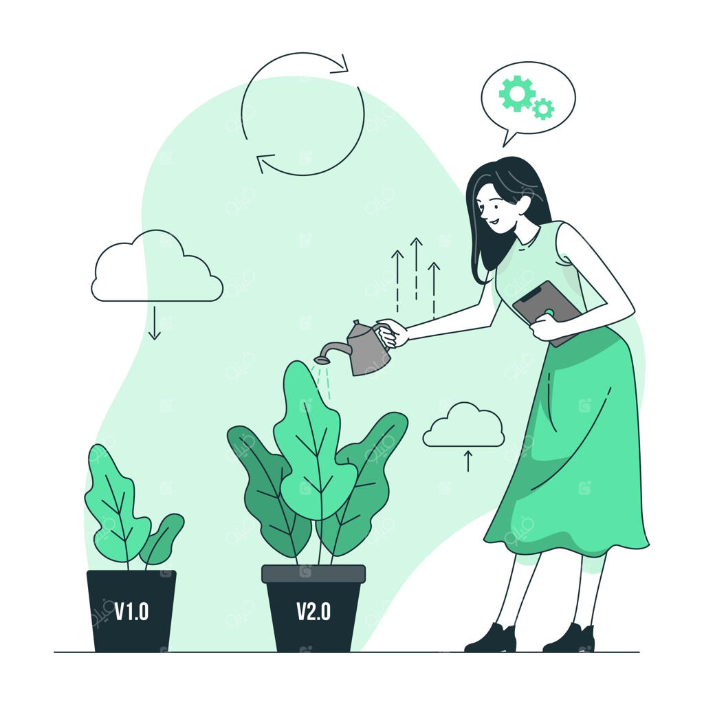 تصویرسازی مفهوم ارتقا