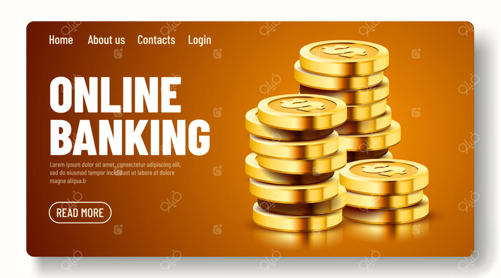 توده‌ای از سکه‌های طلایی دلار بر روی پس‌زمینه تاریک، مفهوم اقتصادی