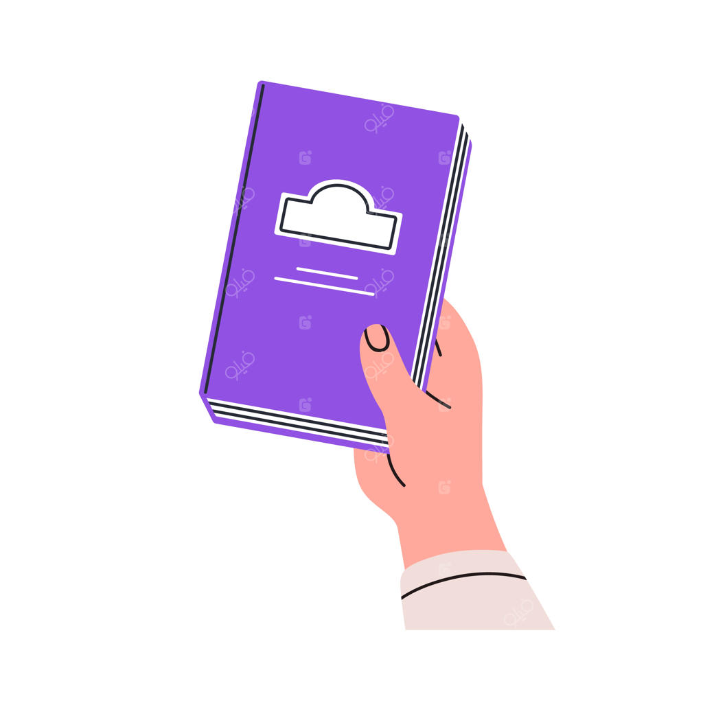 دست در حال نگه داشتن و معرفی کتاب ادبیات کلاسیک؛ مفهوم مطالعه، آموزش و یادگیری، تصویرسازی وکتور فلت ایزوله بر روی پس‌زمینه سفید