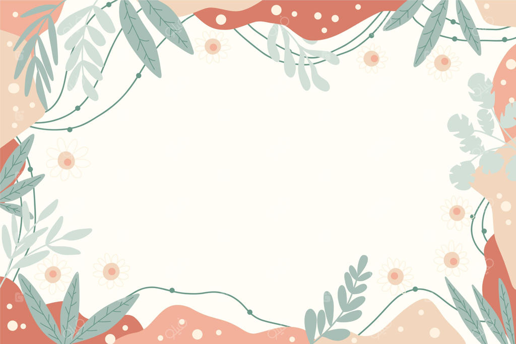 پس‌زمینه اشکال انتزاعی تخت با طراحی دستی