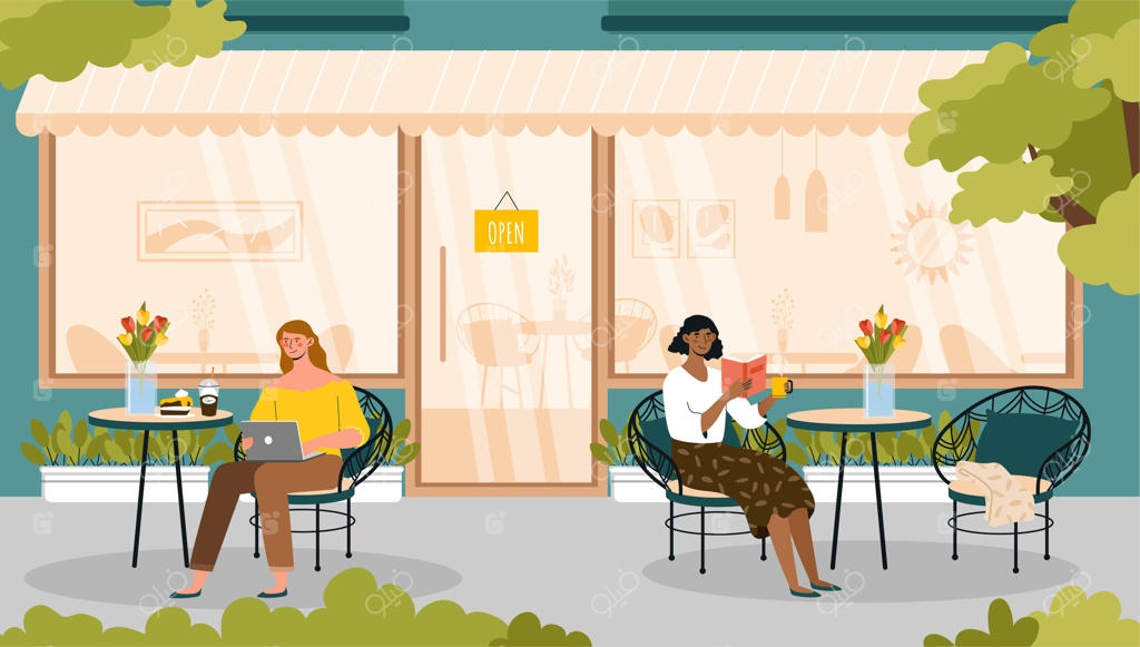 مفهوم تراس کافه