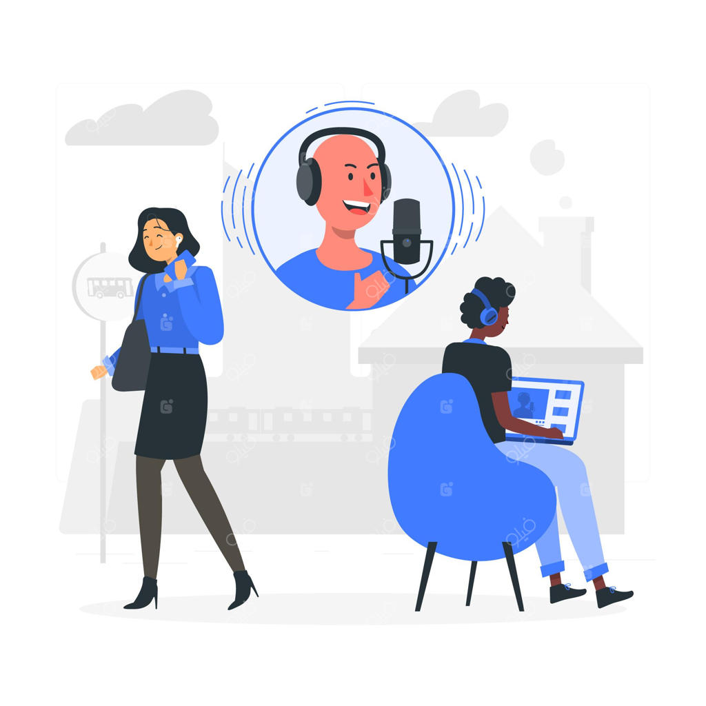 تصویرسازی مفهومی مخاطبان پادکست