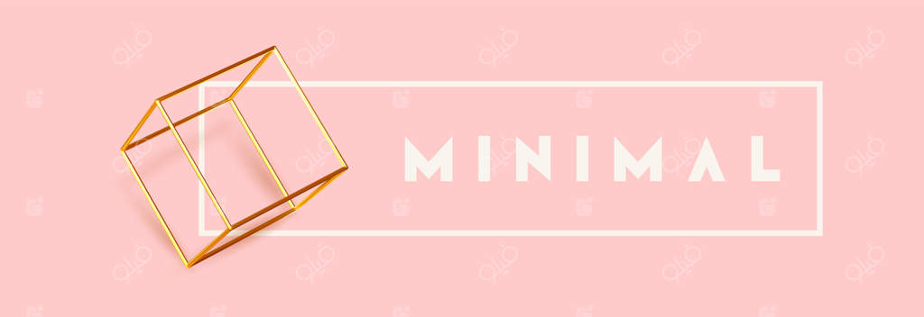 پس‌زمینهٔ انتزاعی و خلاقانه مینیمالیستی: ترکیبی با اشیاء سه‌بعدی واقعی و اشکال هندسی. بنر مدرن و پوستر وب با رنگ‌های ملایم صورتی و مرجانی. تصویرسازی وکتور