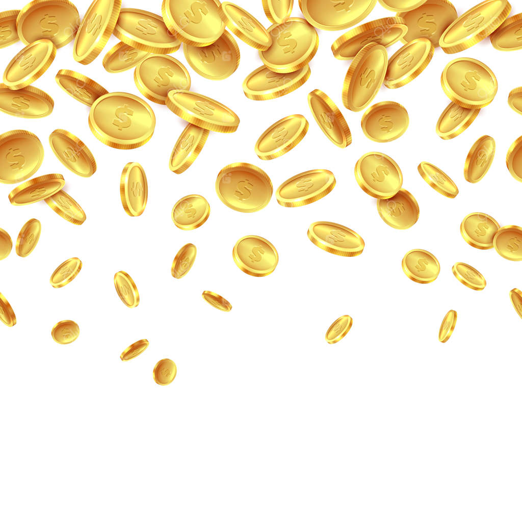 سقوط سکه‌های طلایی: باران پول و ثروت، شانس کازینو و سکه‌های پرنده واقعی