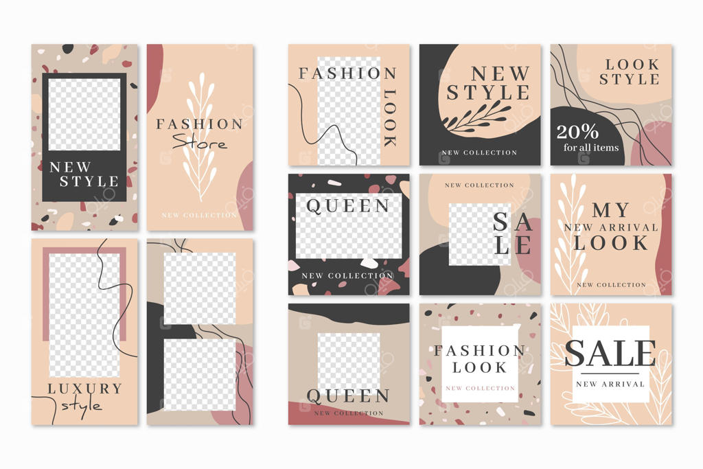 مجموعه استوری‌ها و پست‌های اینستاگرام