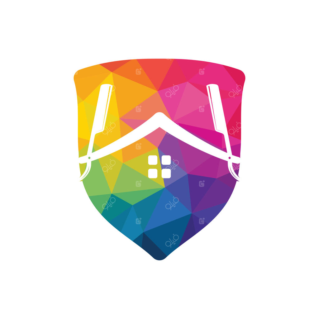 طراحی لوگوی خانه آرایشگران: قالب آیکون وکتور برای آرایشگاه‌ها.