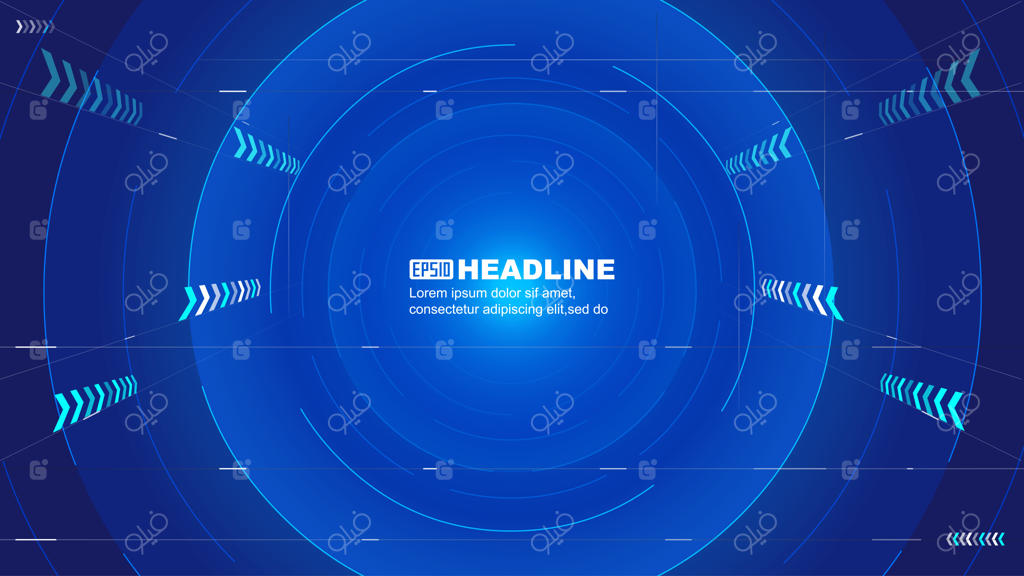 پس‌زمینه وکتور علمی و فناوری فضای آینده با تونل عمودی در حال گسترش