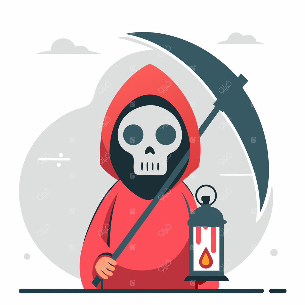 مفهوم وهم‌آور و رعب‌انگیز تجسم مرگ در هیبت دروگر مرگ