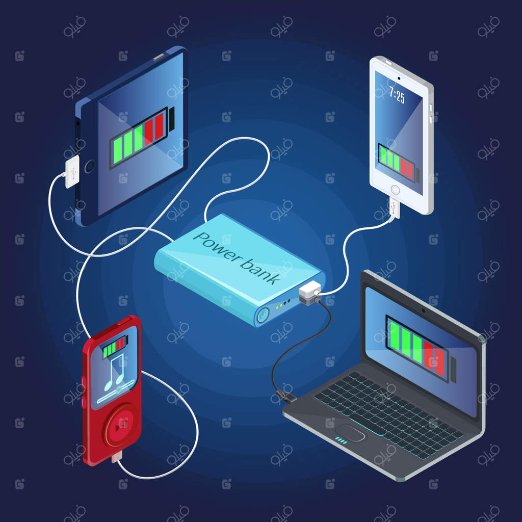 ایده شارژر پاور بانک ایزومتریک