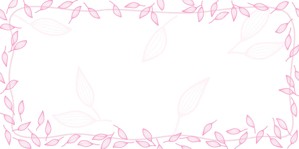 قاب طرح‌های برگ‌های صورتی برای خلاقیت
