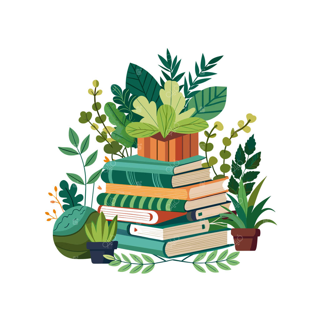 مفهوم تصویرسازی وکتور انباشته کتاب‌ها