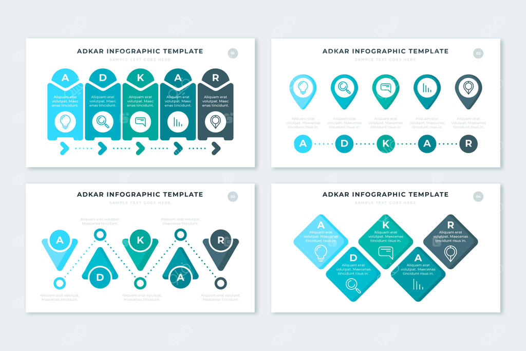 بسته اینفوگرافیک ادکار