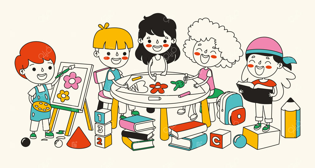 طراحی خطی کارتونی دستی