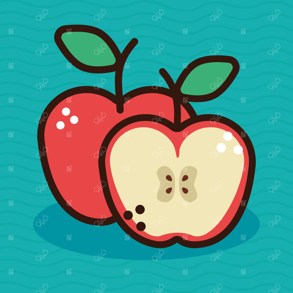 میوه تازه سیب سالم و مفید