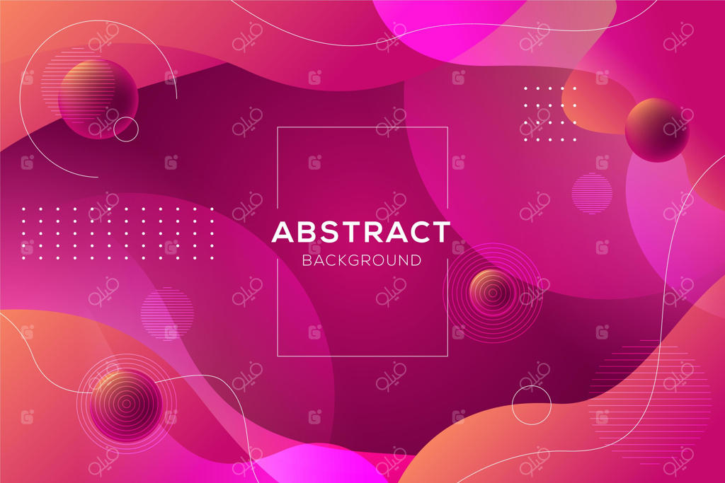 پس‌زمینه انتزاعی با اشکال پویا