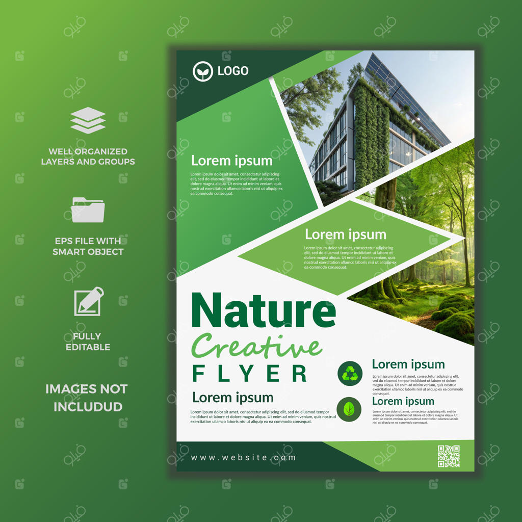 تراکت خلاقانه طبیعت برای آگاهی زیست‌محیطی