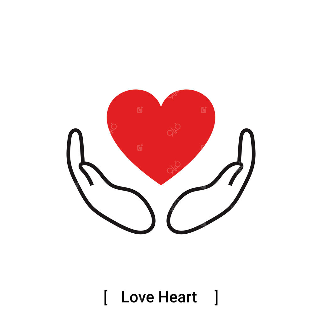 مجموعه تصویرسازی، آیکون و وکتورهای قلب و نماد عشق