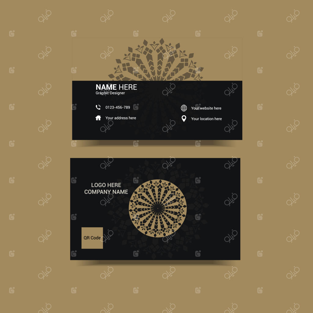 طراحی الگوی خلاقانه کارت ویزیت